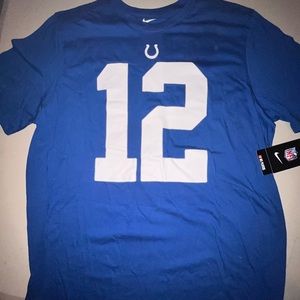 NIKE NEW Andrew Luck Indianapolis Colts t-shirt.Size XL. Name & number on back.